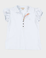 Burberry Brit Baby Blue Women's Polo Shirt - M