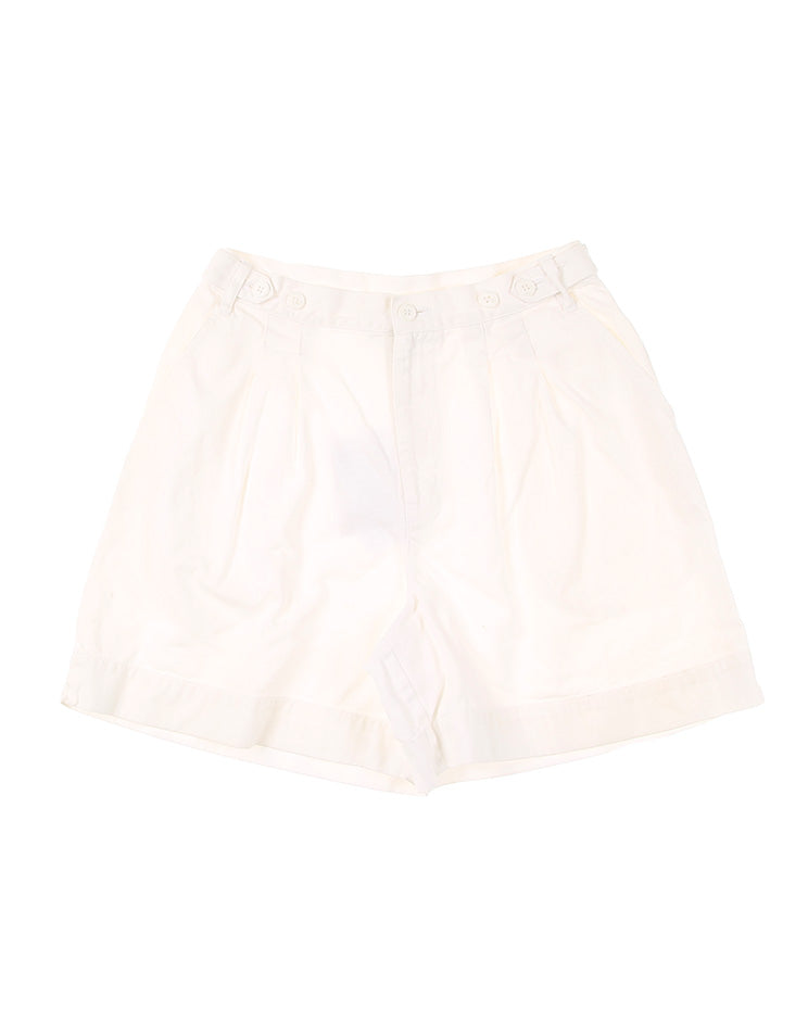 Vintage cotton high waist shorts - S