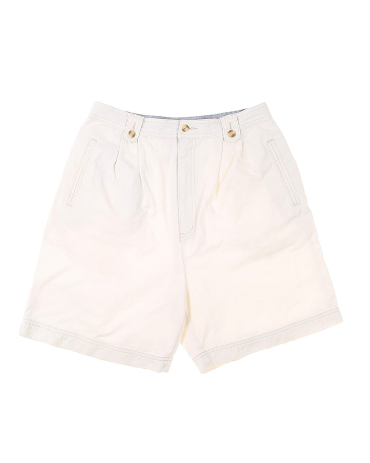 Vintage cotton high waist shorts - M