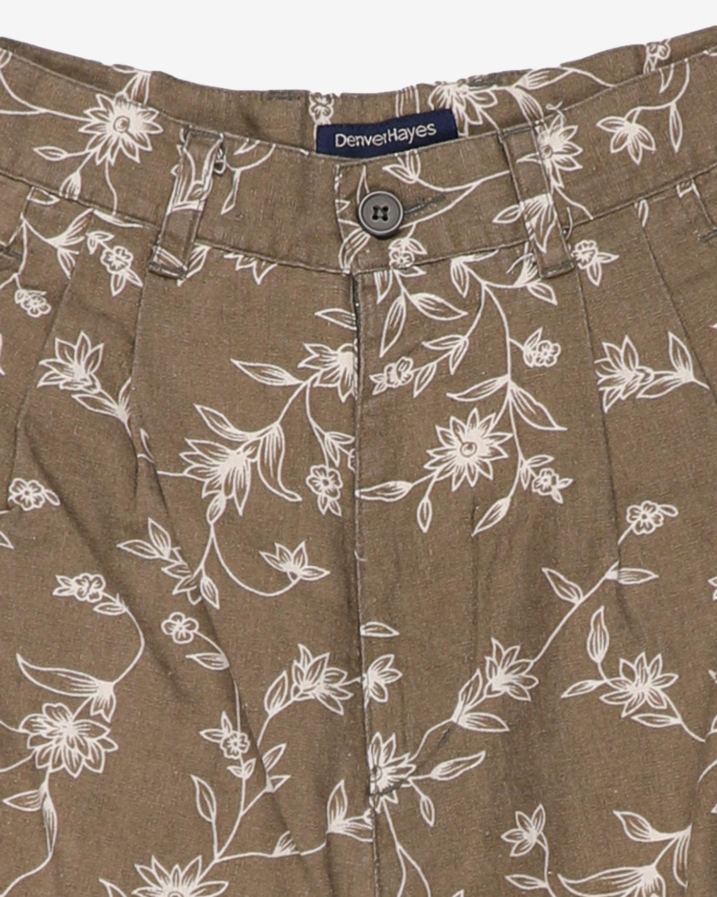 denver hayes patterned high waist shorts - w27
