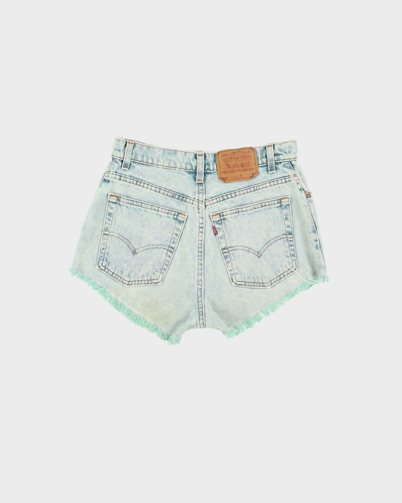 Levi's Bleached Denim Shorts - W30