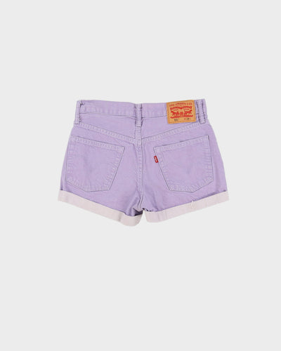 Levi's Purple Denim Shorts - W30