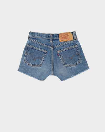 80s Levi's Blue Denim Shorts - W28