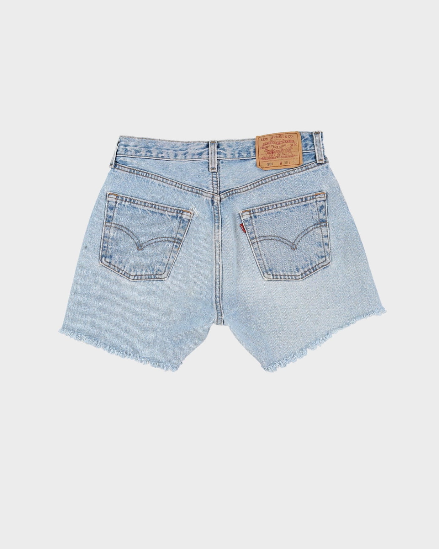 Levi's Light Wash Blue Denim Shorts - W29