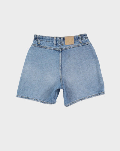 Vintage 90s Lee Light Wash Blue Denim Shorts - W28