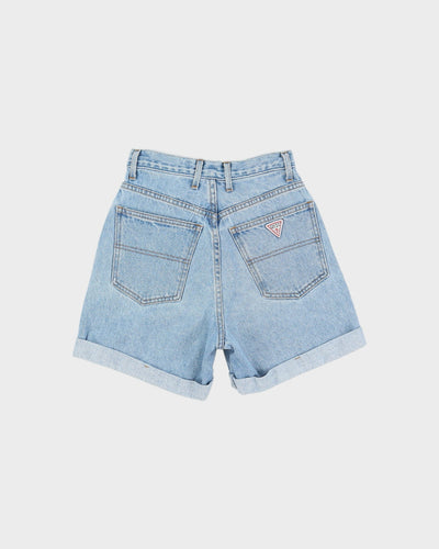 Vintage 90s Guess Jeans Blue Denim Shorts - W24