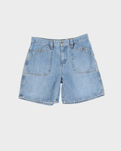 Vintage 90s Faded Glory Blue Denim Shorts - W30