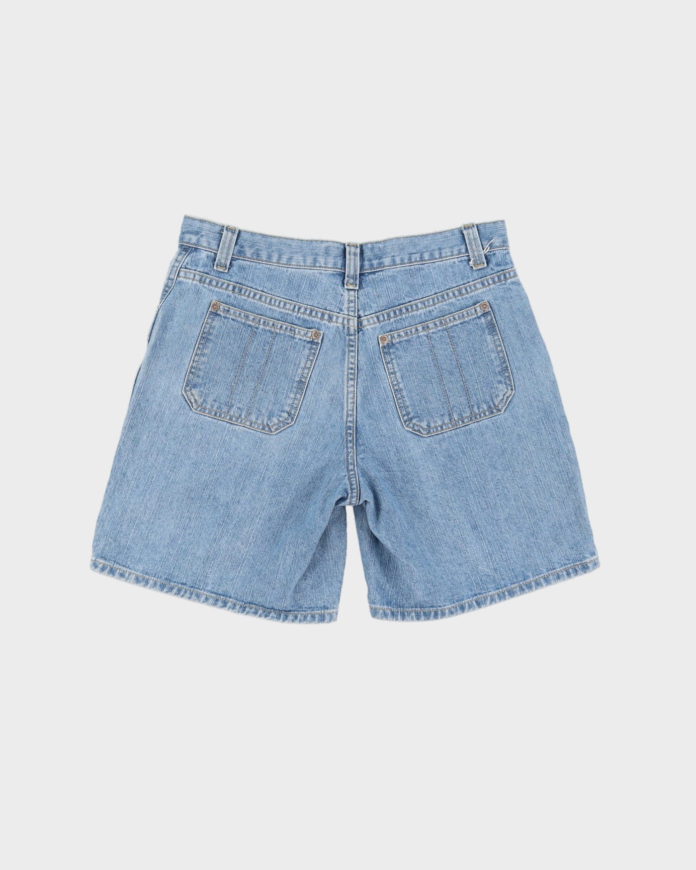 Vintage 90s Faded Glory Blue Denim Shorts - W30