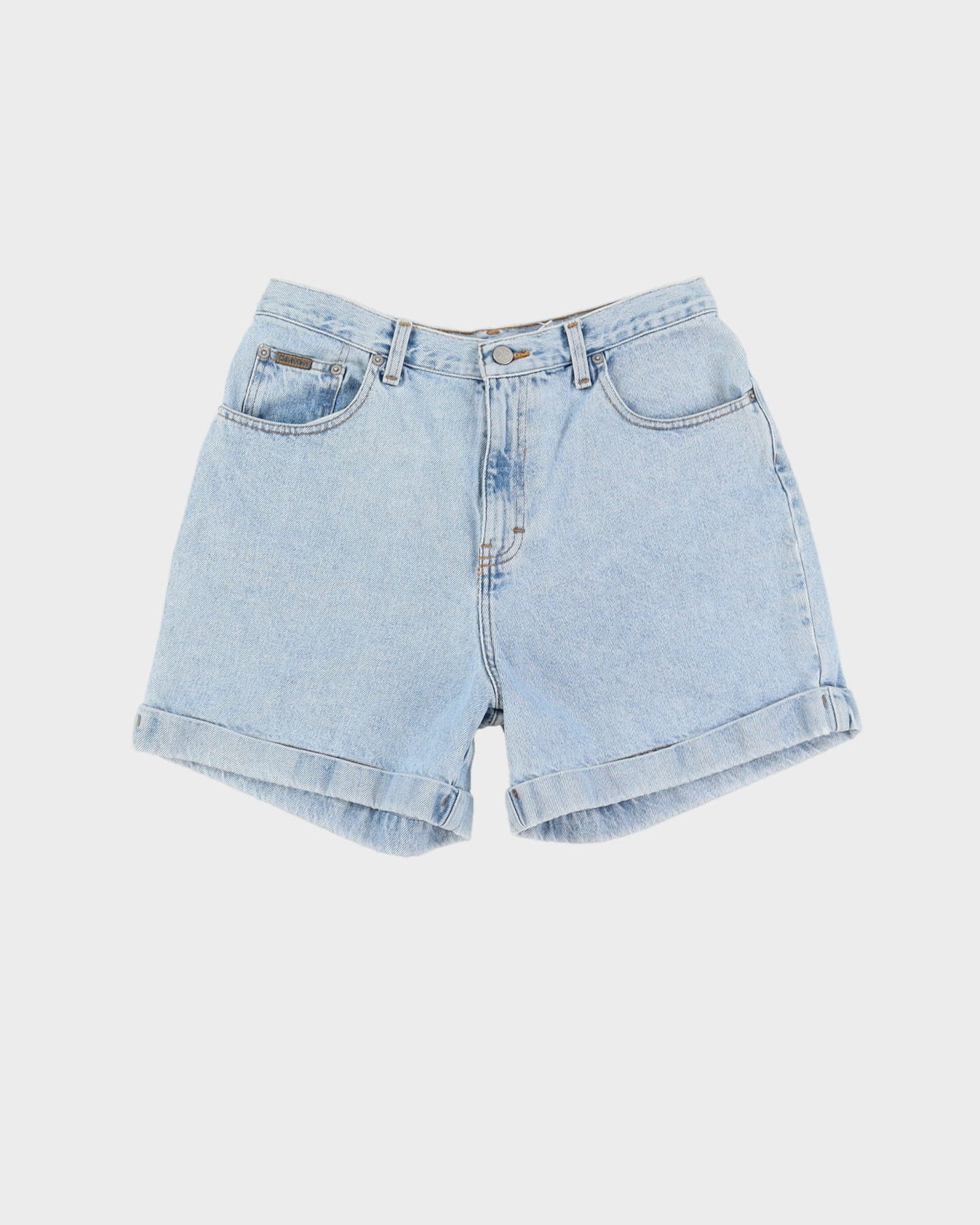 Vintage 90s Calvin Klein Blue Denim Shorts - W32