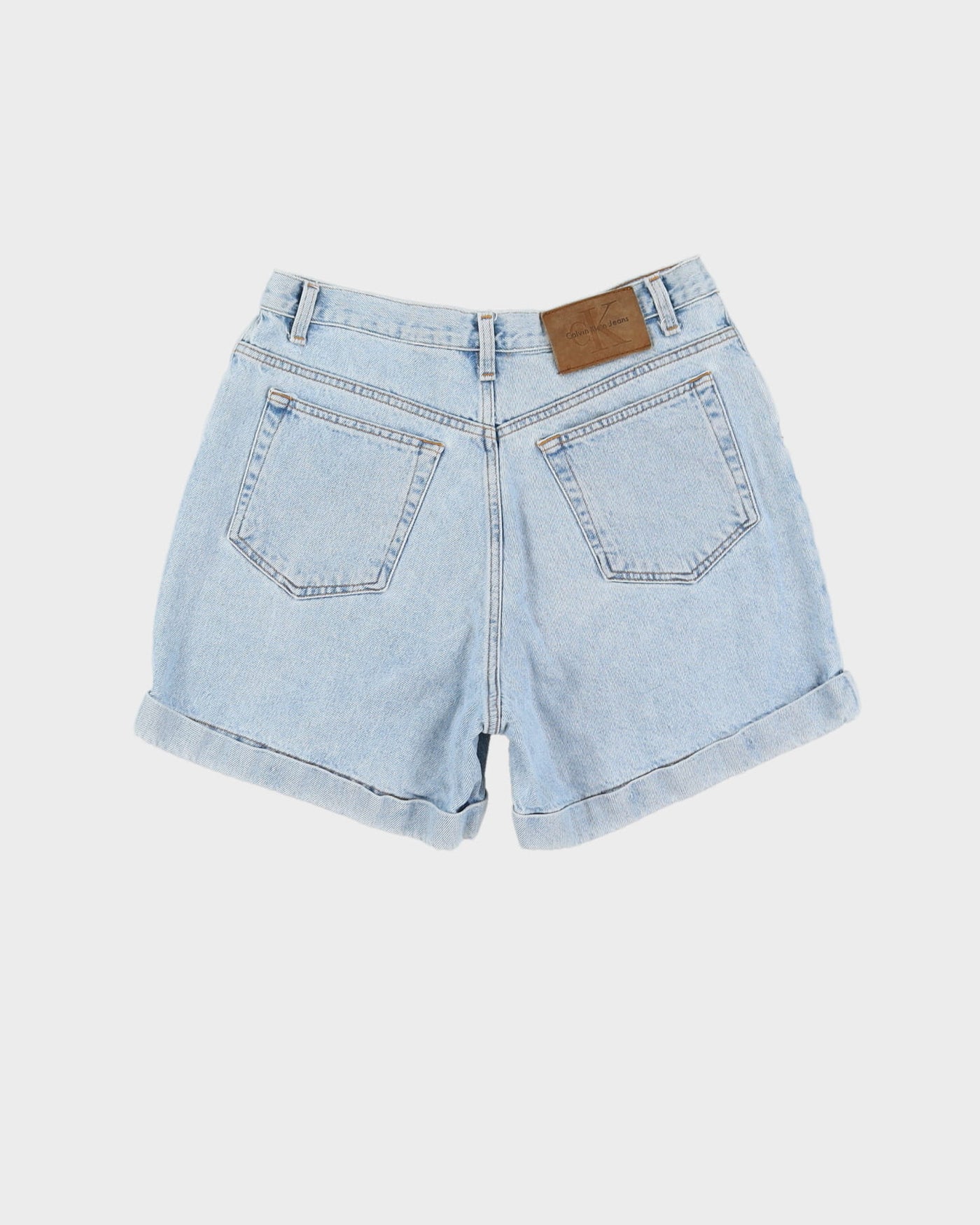 Vintage 90s Calvin Klein Blue Denim Shorts - W32