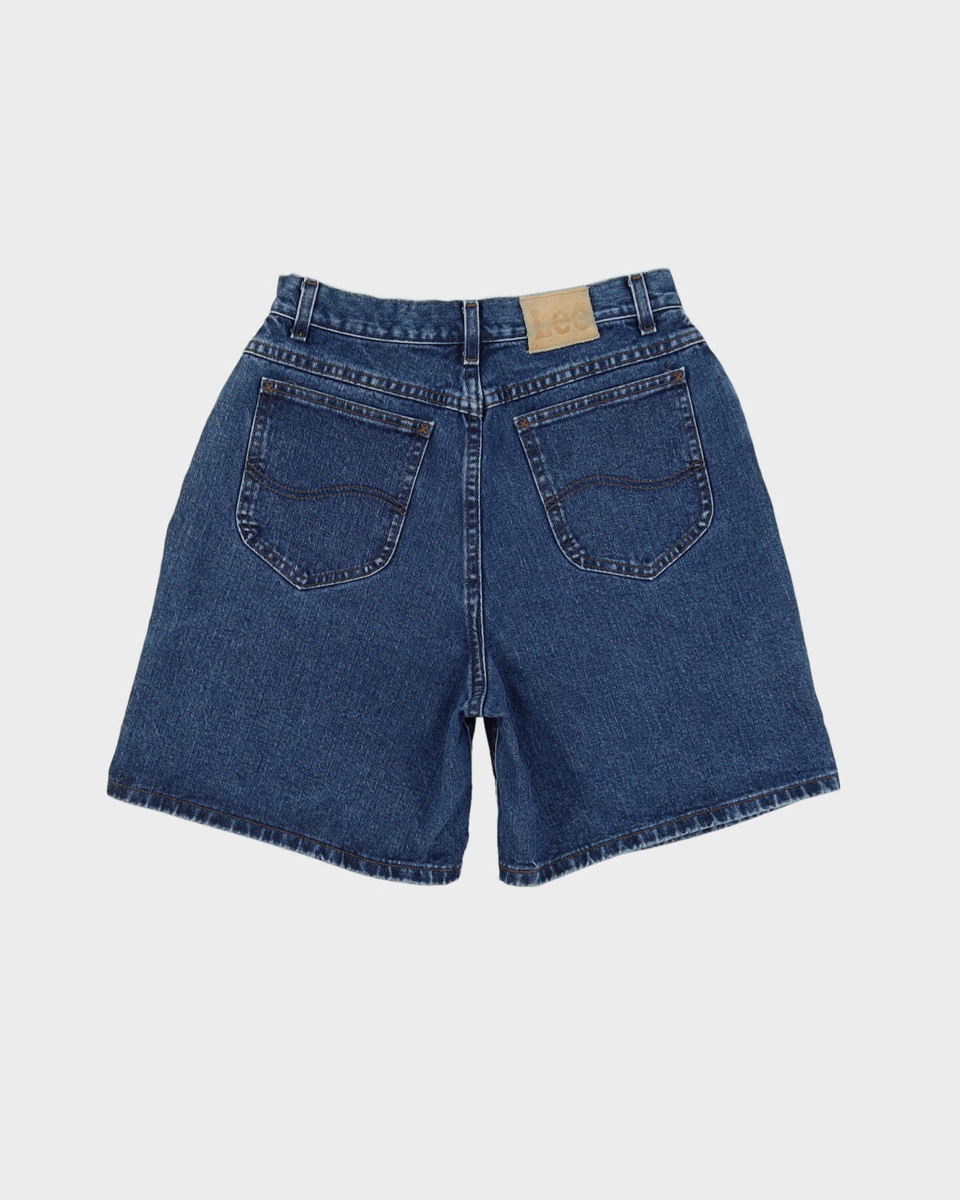 Vintage 90s Lee Blue Baggy Denim Shorts - W29