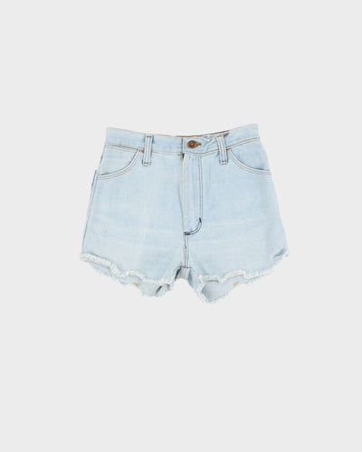 Vintage 90s Wrangler Light Wash Blue Denim Shorts - W26
