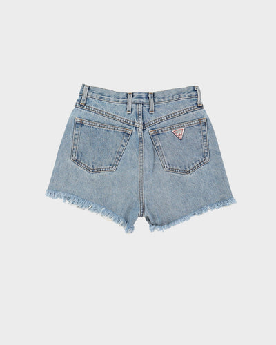 Vintage 90s Guess Blue Denim Shorts - W26