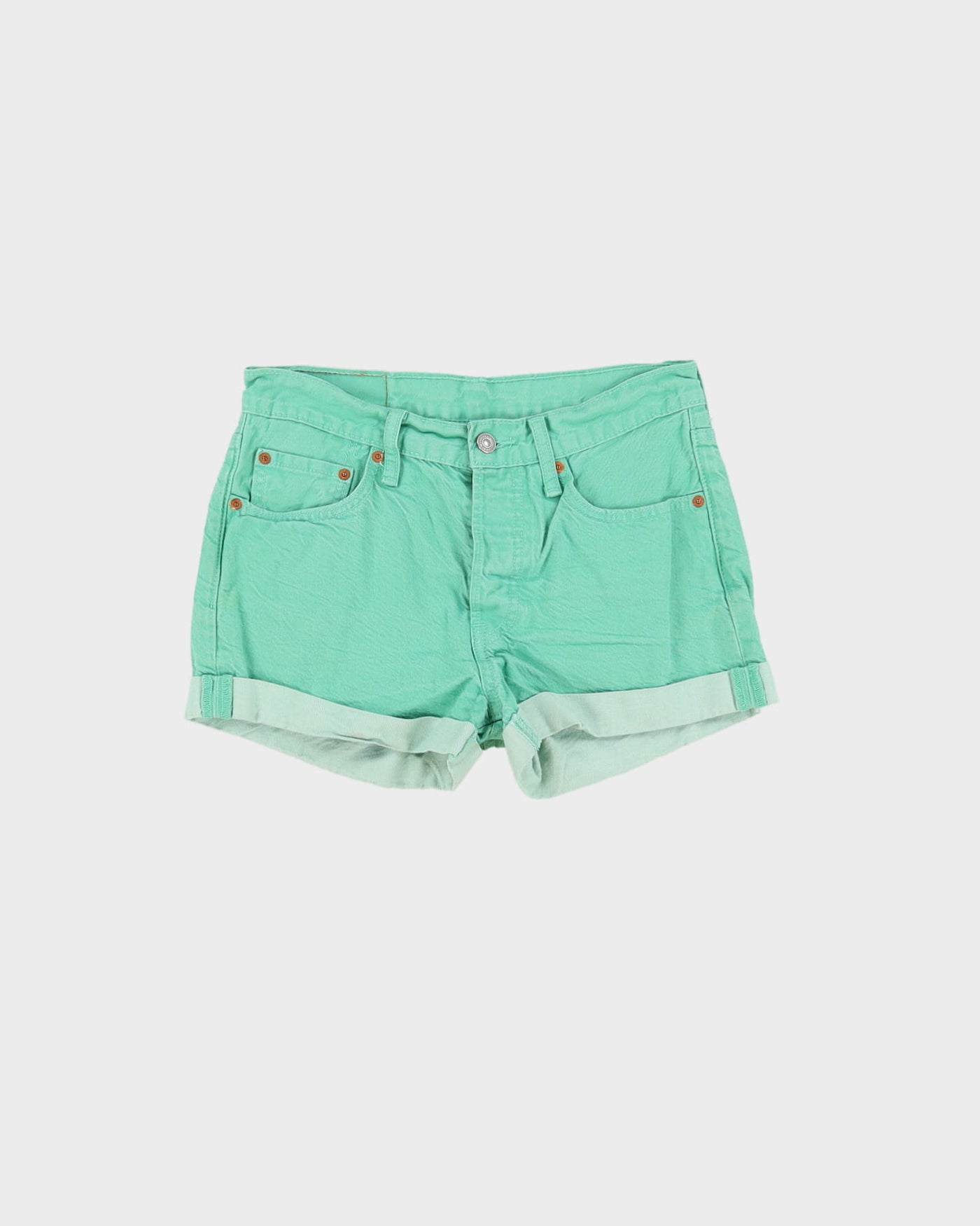 Vintage Levi's Green Denim Shorts - W30