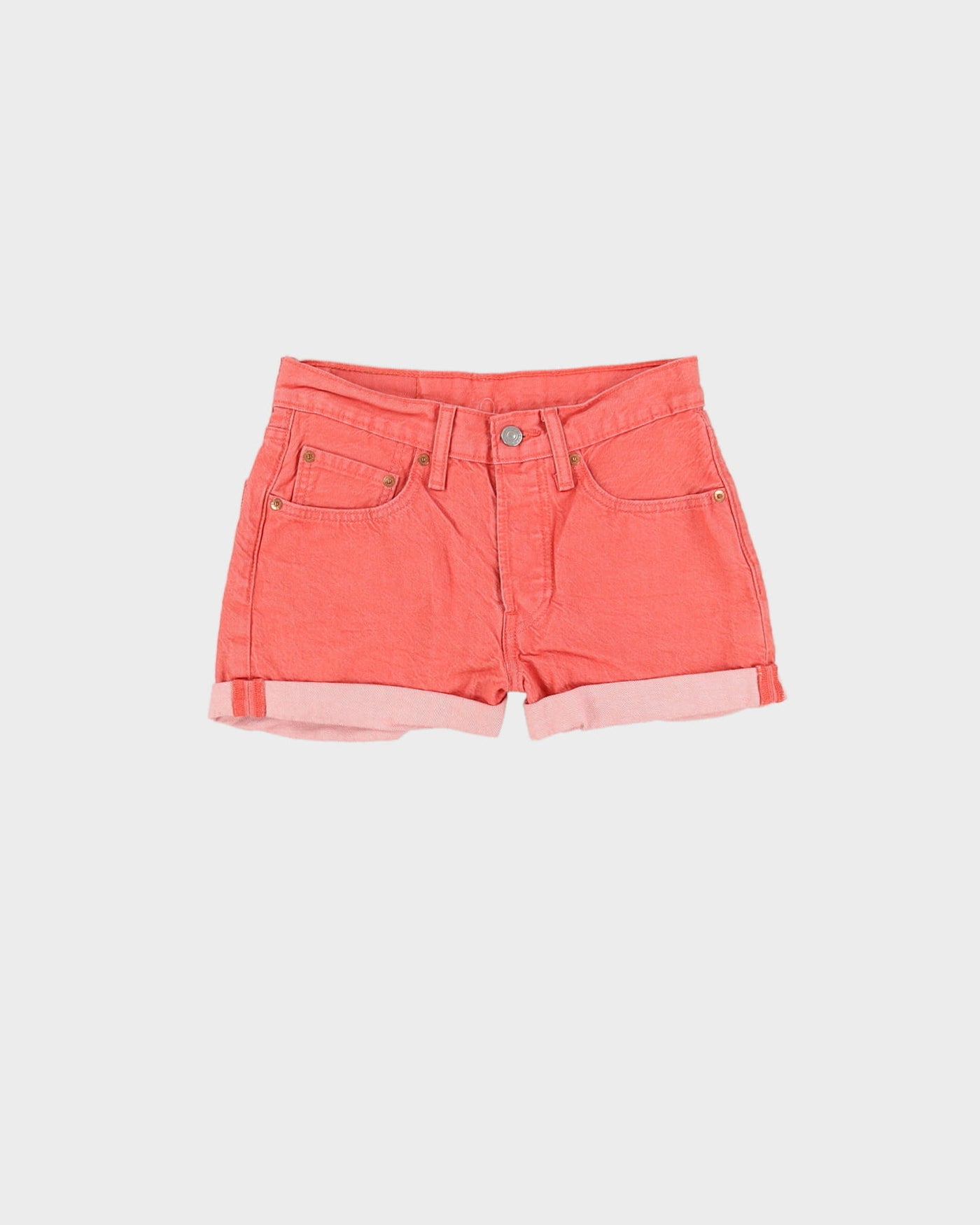 Vintage Levi's Faded Pink Denim Shorts - W26
