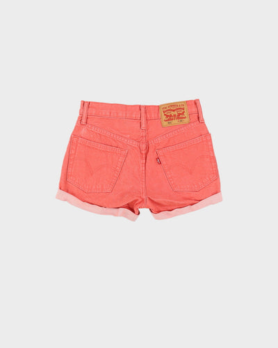 Vintage Levi's Faded Pink Denim Shorts - W26
