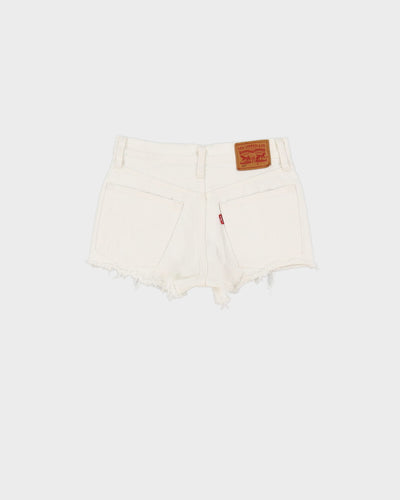 Vintage Levi's White Denim Shorts - W27