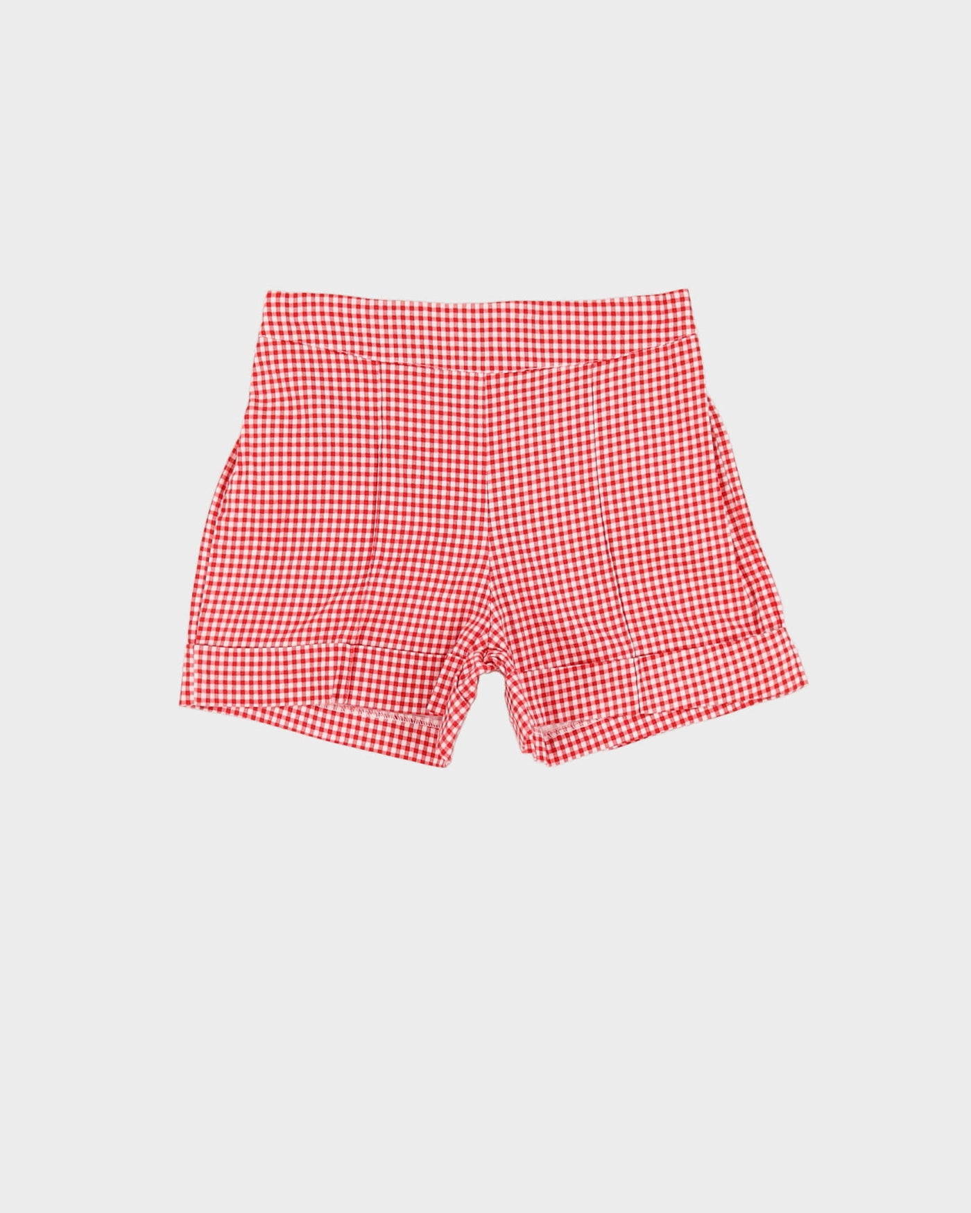 Vintage Lindy Bop 70s Red Gingham High Waist Shorts - W28