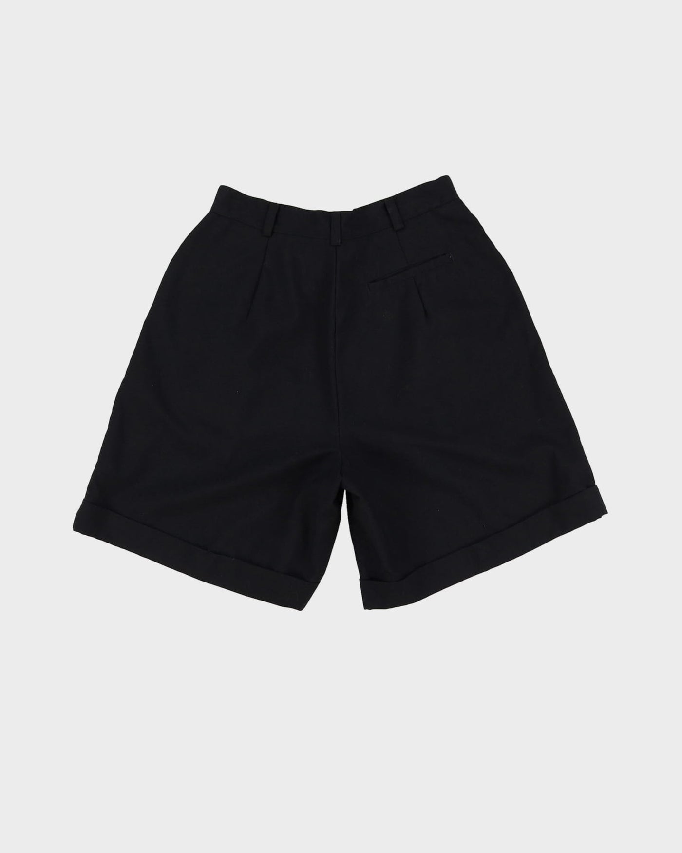 Vintage 90s RAZZ Black High Waist Bermuda Shorts - W28
