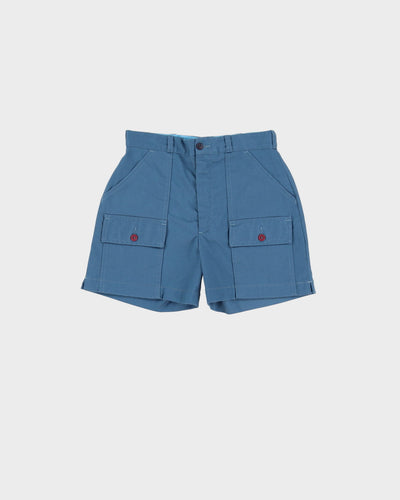 Vintage 90s Eddie Bauer Blue High Waist Shorts - W27