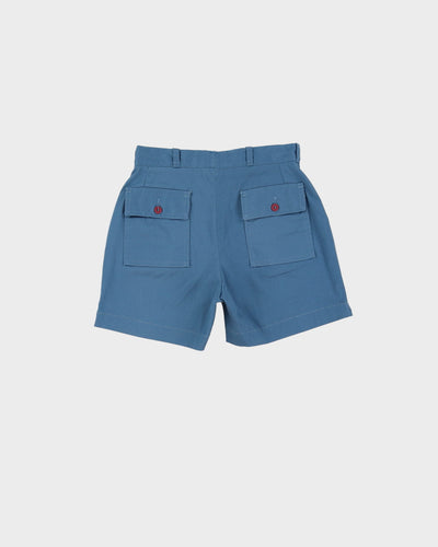 Vintage 90s Eddie Bauer Blue High Waist Shorts - W27
