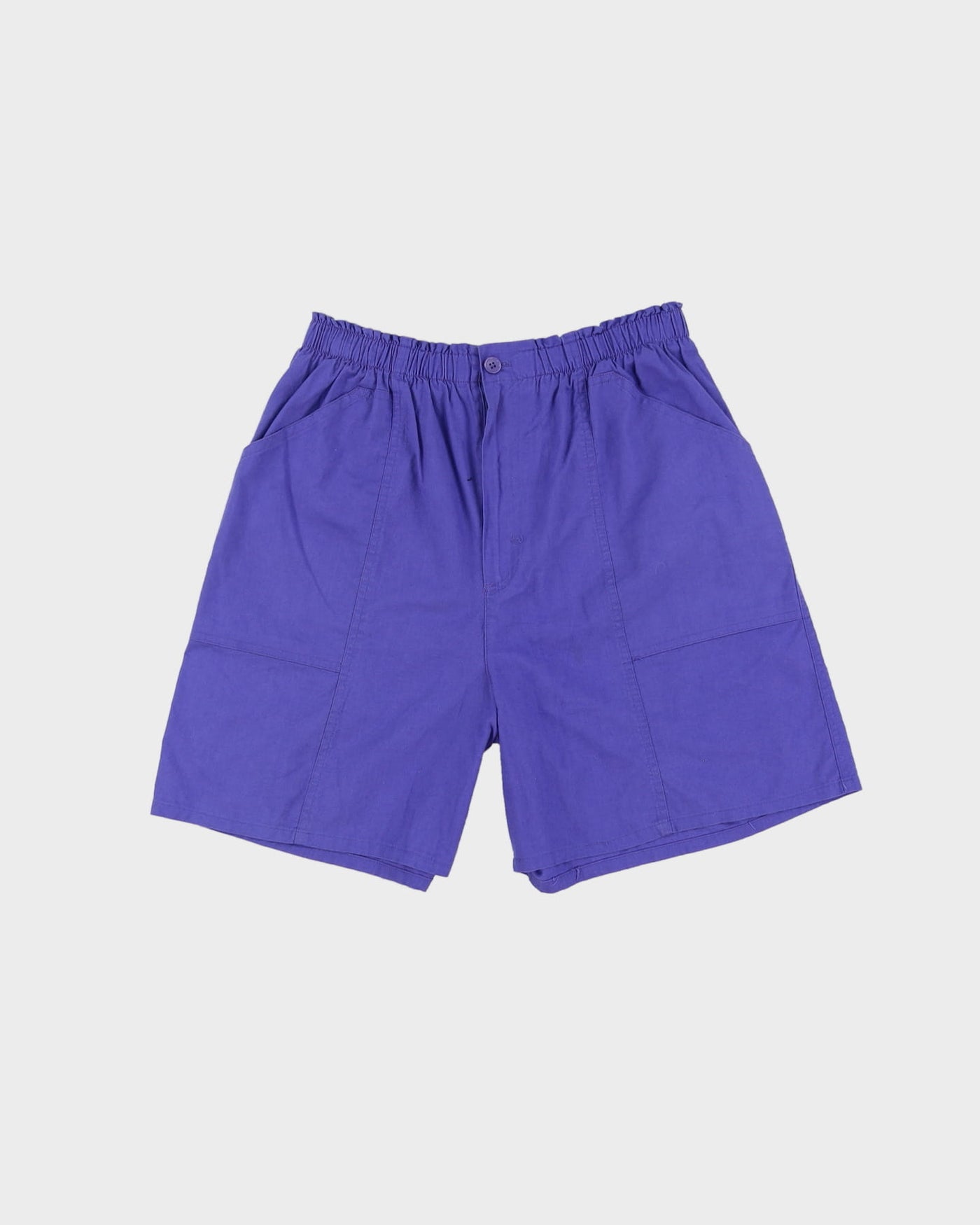 Vintage 90s Huntington Ridge Purple High Waist Shorts - W28