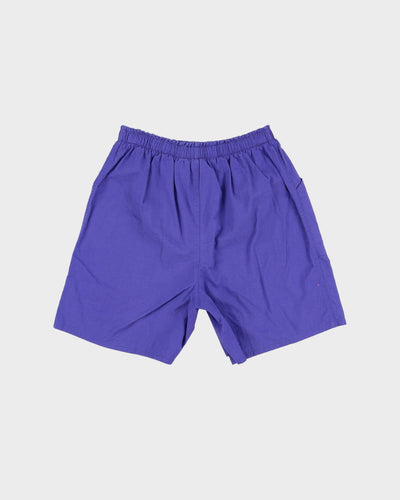 Vintage 90s Huntington Ridge Purple High Waist Shorts - W28