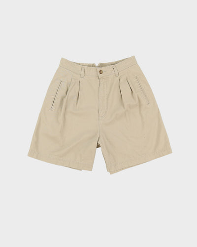 Vintage 90s White Stag Beige High Waist Shorts - W27