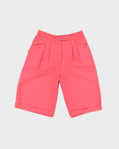 Vintage 90s Head Sportswear Pink High Waist Bermuda Shorts - W27