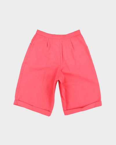 Vintage 90s Head Sportswear Pink High Waist Bermuda Shorts - W27