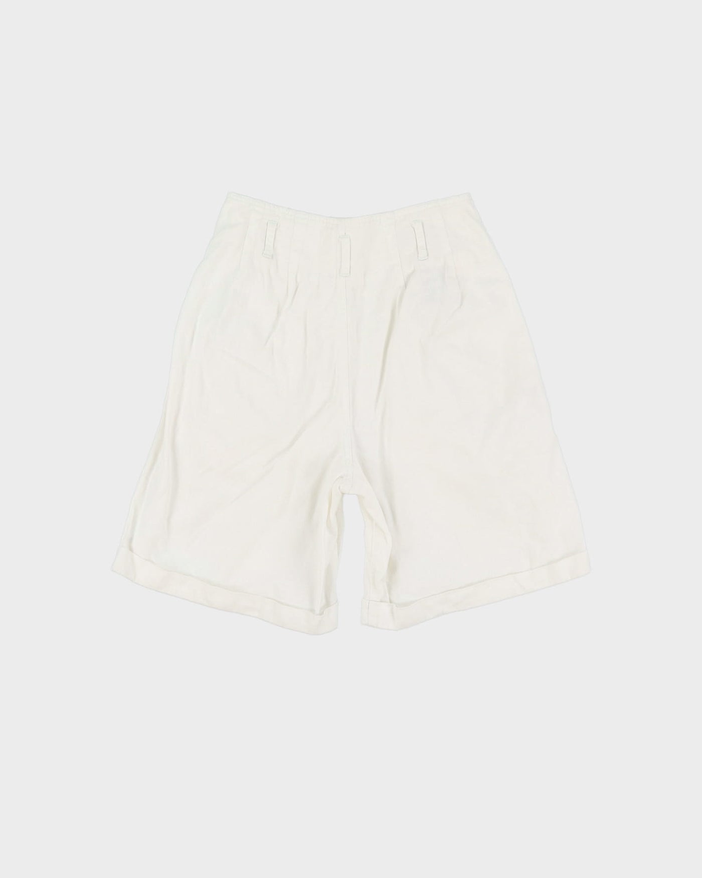 Vintage 90s Karuba White High Waist Shorts - W25