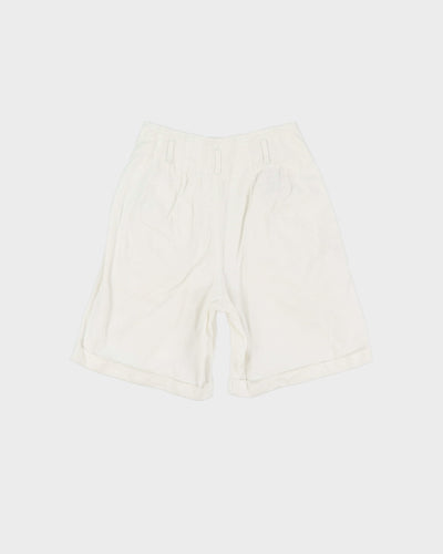 Vintage 90s Karuba White High Waist Shorts - W25