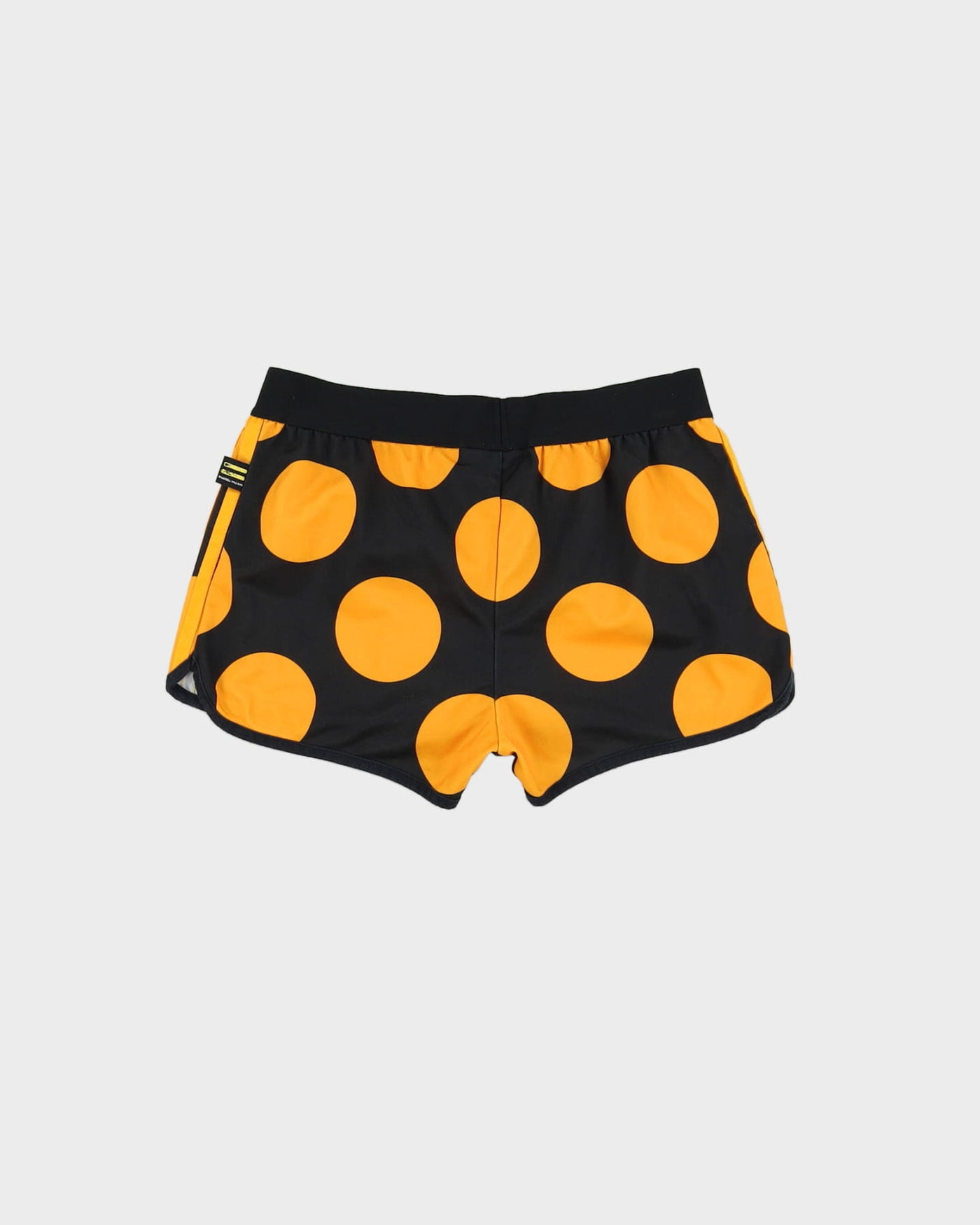 Vintage Adidas x Pharrell Williams Orange / Black Dear Baes Athletic Runner Shorts - S / UK 8
