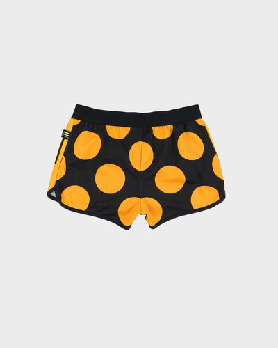 Vintage Adidas x Pharrell Williams Orange / Black Dear Baes Athletic Runner Shorts - S / UK 8