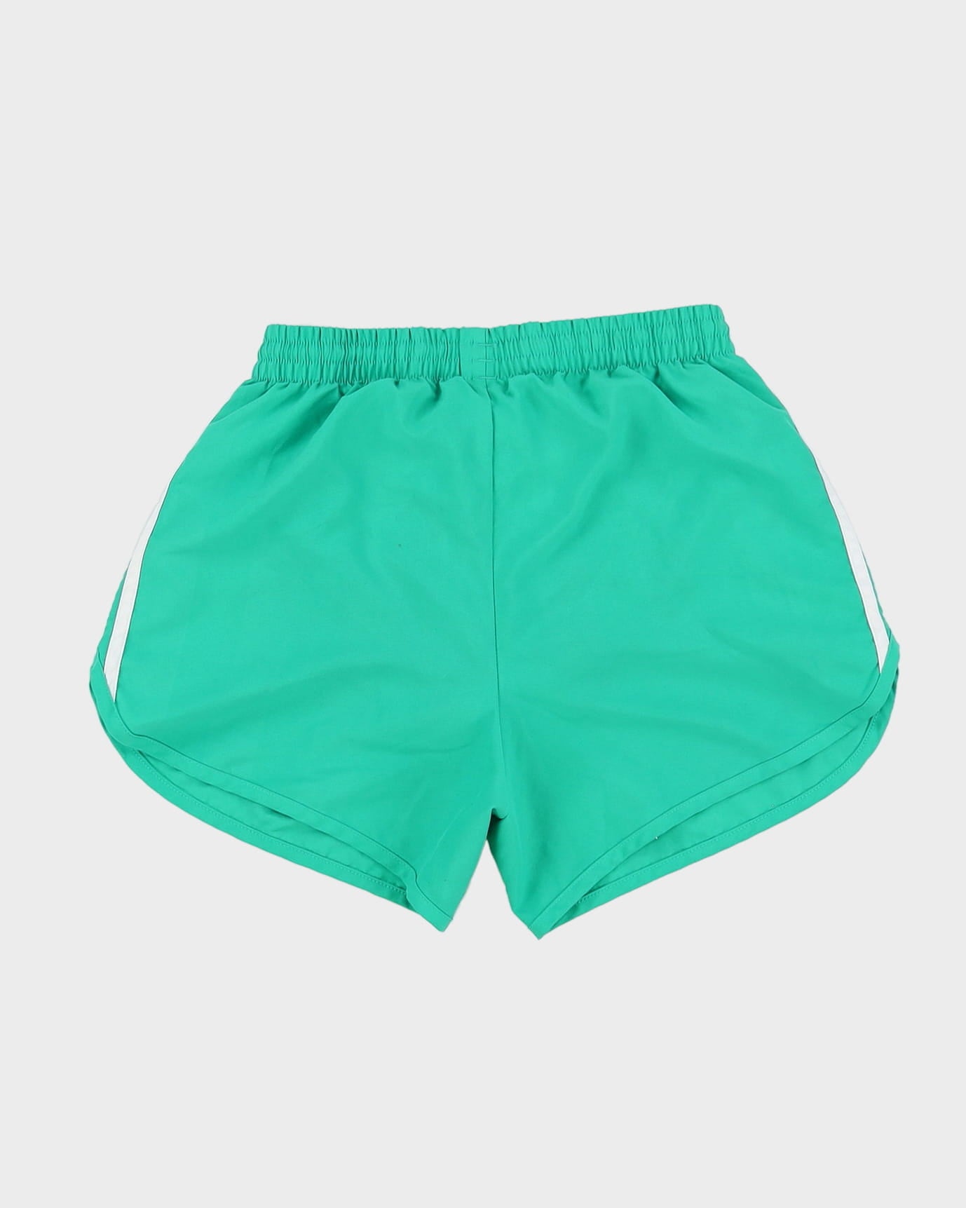 Adidas Green / White Detailed Swimming Shorts - S