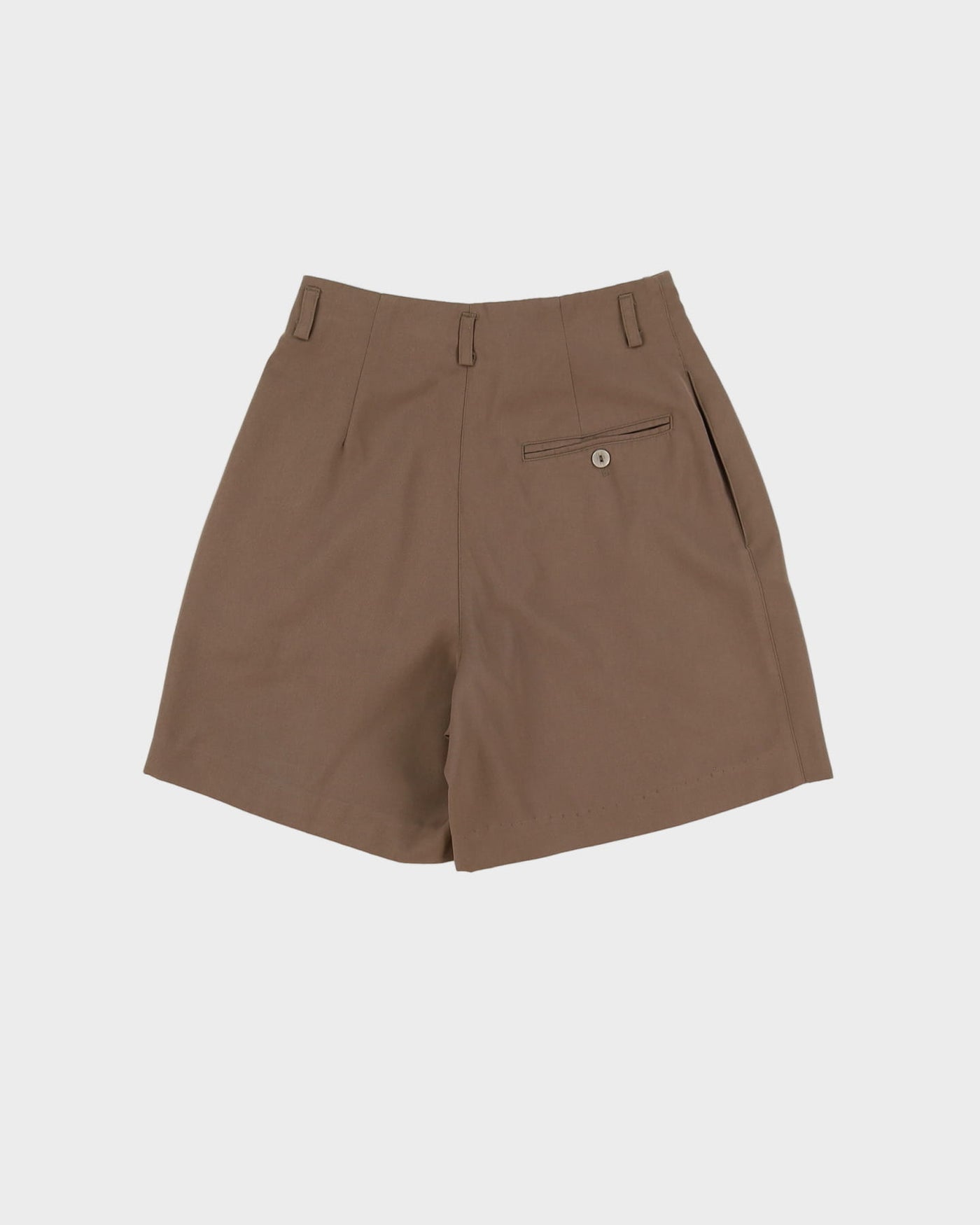 Vintage 1990s Beige High Waisted Shorts - XS