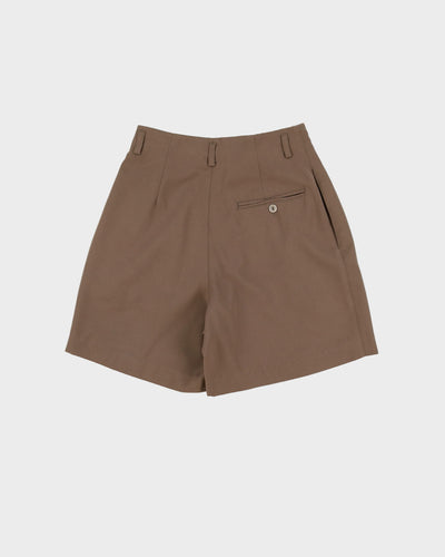 Vintage 1990s Beige High Waisted Shorts - XS