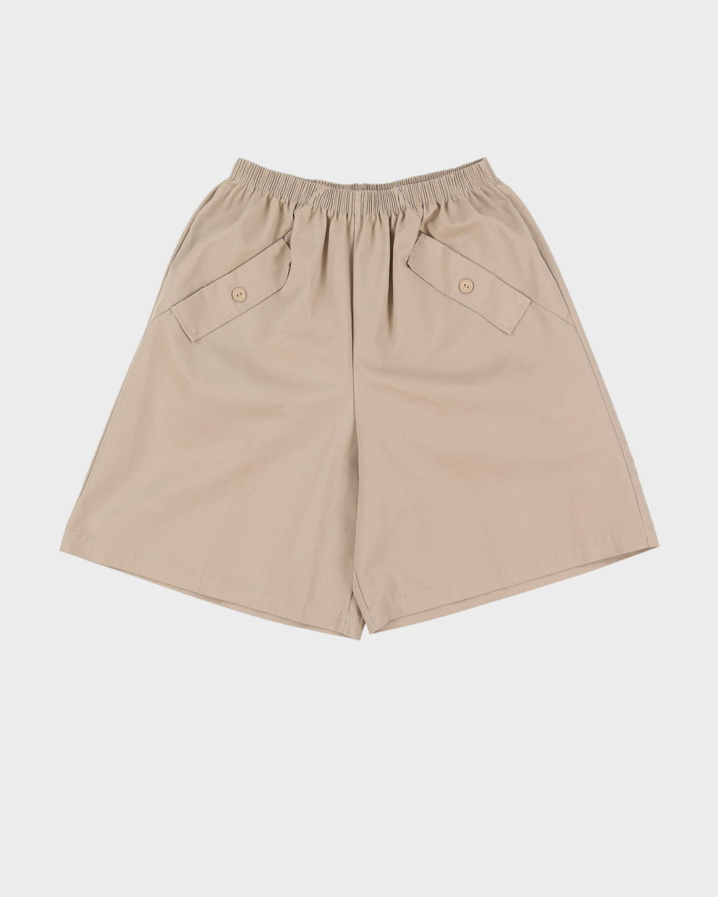 Vintage 1990s Beige High Waisted Shorts - S