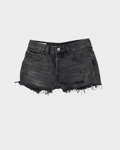 Levi's Big E Black Denim Shorts - W26