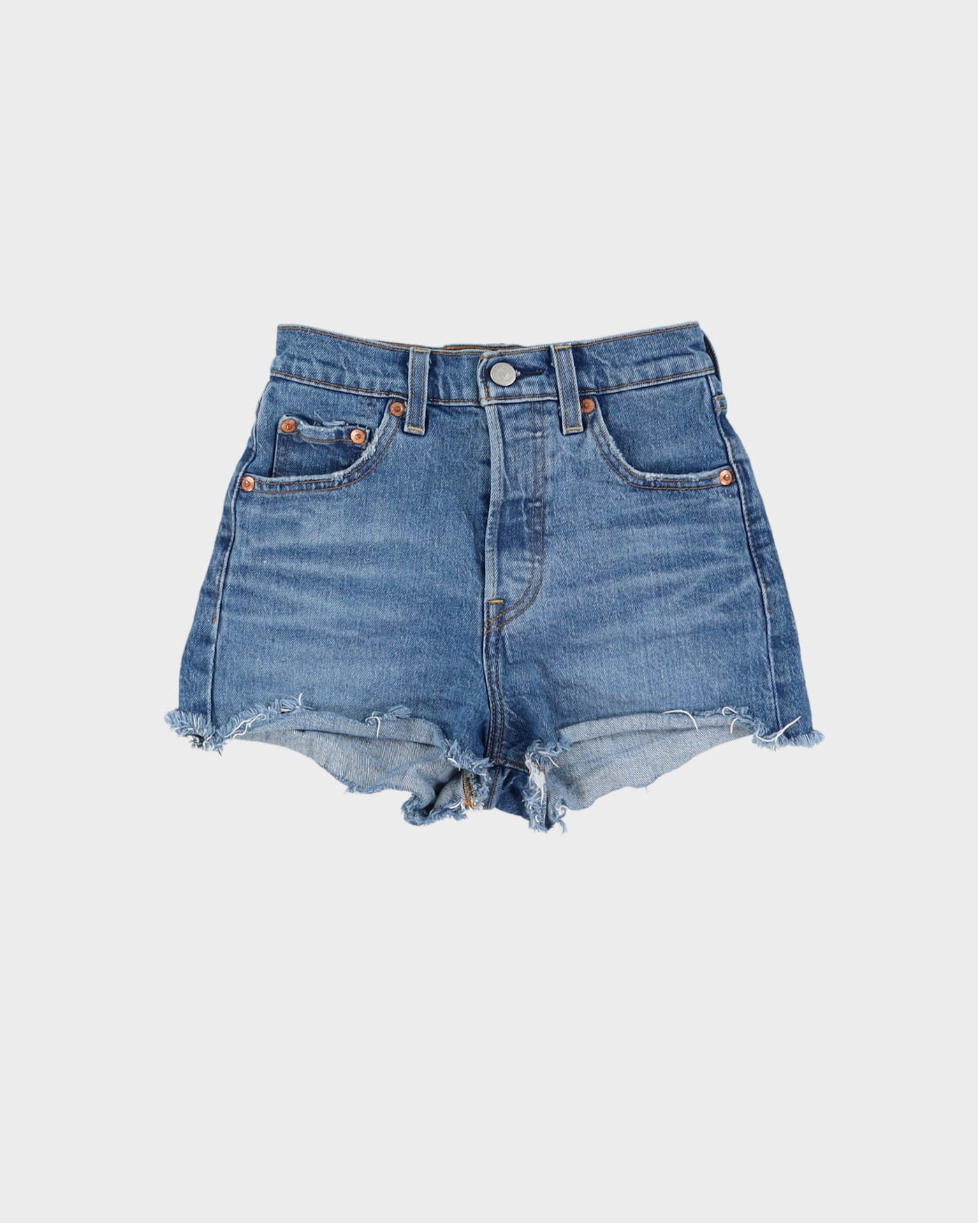 Levi's Big E Blue Denim Shorts - W23