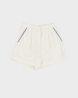 Wimbledon White Tennis Shorts - XS