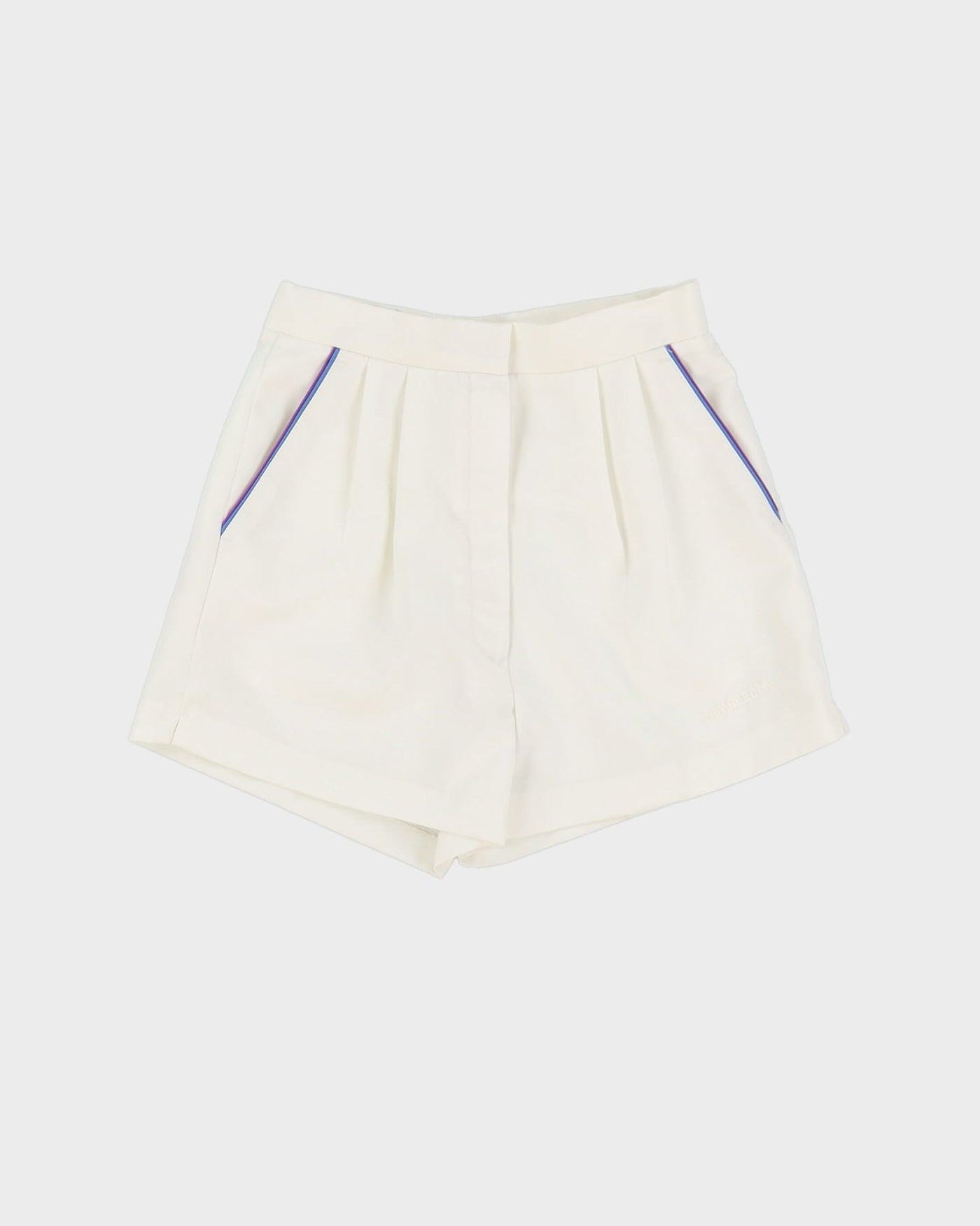 Wimbledon White Tennis Shorts - XS