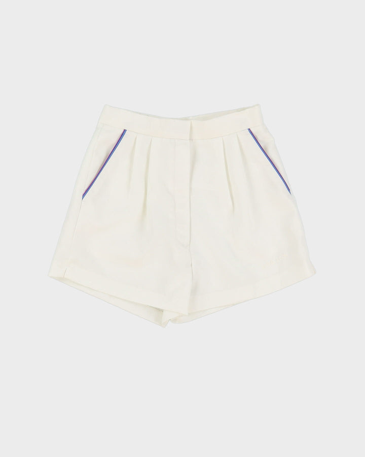 Wimbledon White Tennis Shorts - XS