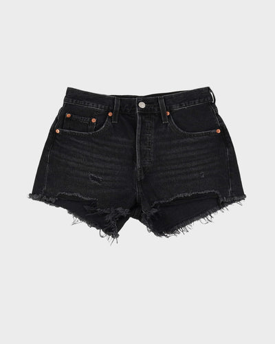 Levi's Big E Black Denim Shorts - W30