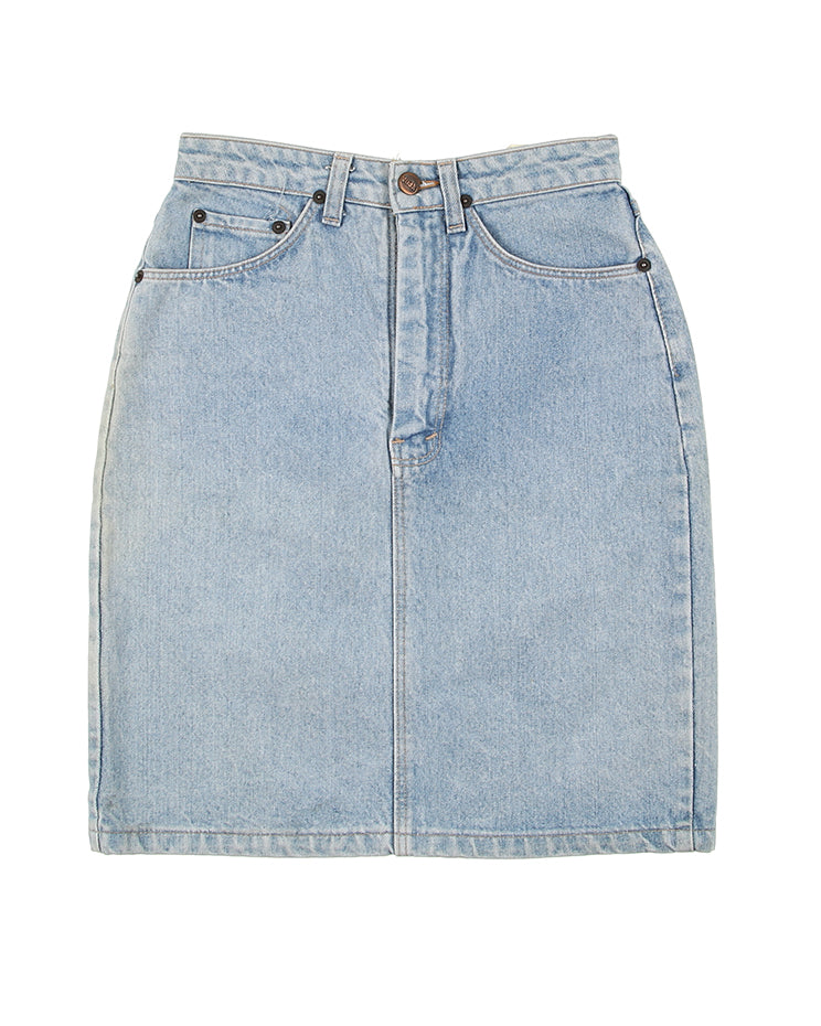 Ikeda Light Denim Pencil Skirt - XS