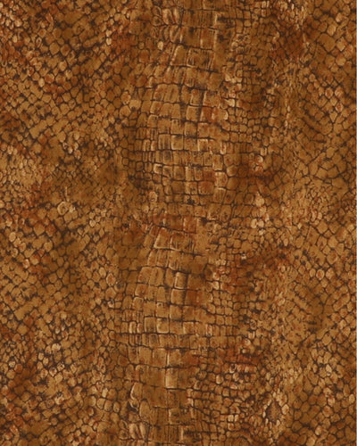 Snakeskin patterned pencil silk skirt - S