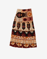 Aztec inspired patterned midi skirt - W26