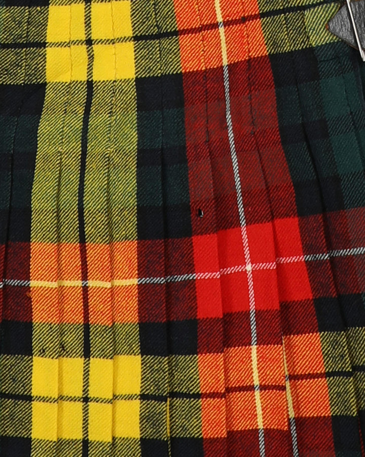 R. G. Lawrie Ltd Scotland Plaid Wool Kilt Skirt - S
