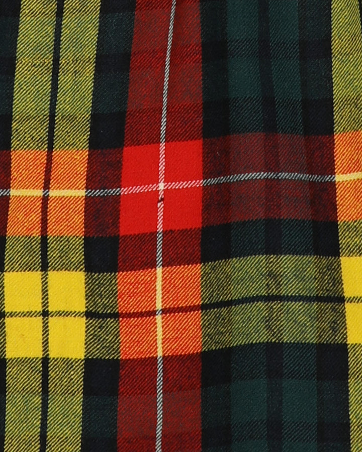 R. G. Lawrie Ltd Scotland Plaid Wool Kilt Skirt - S