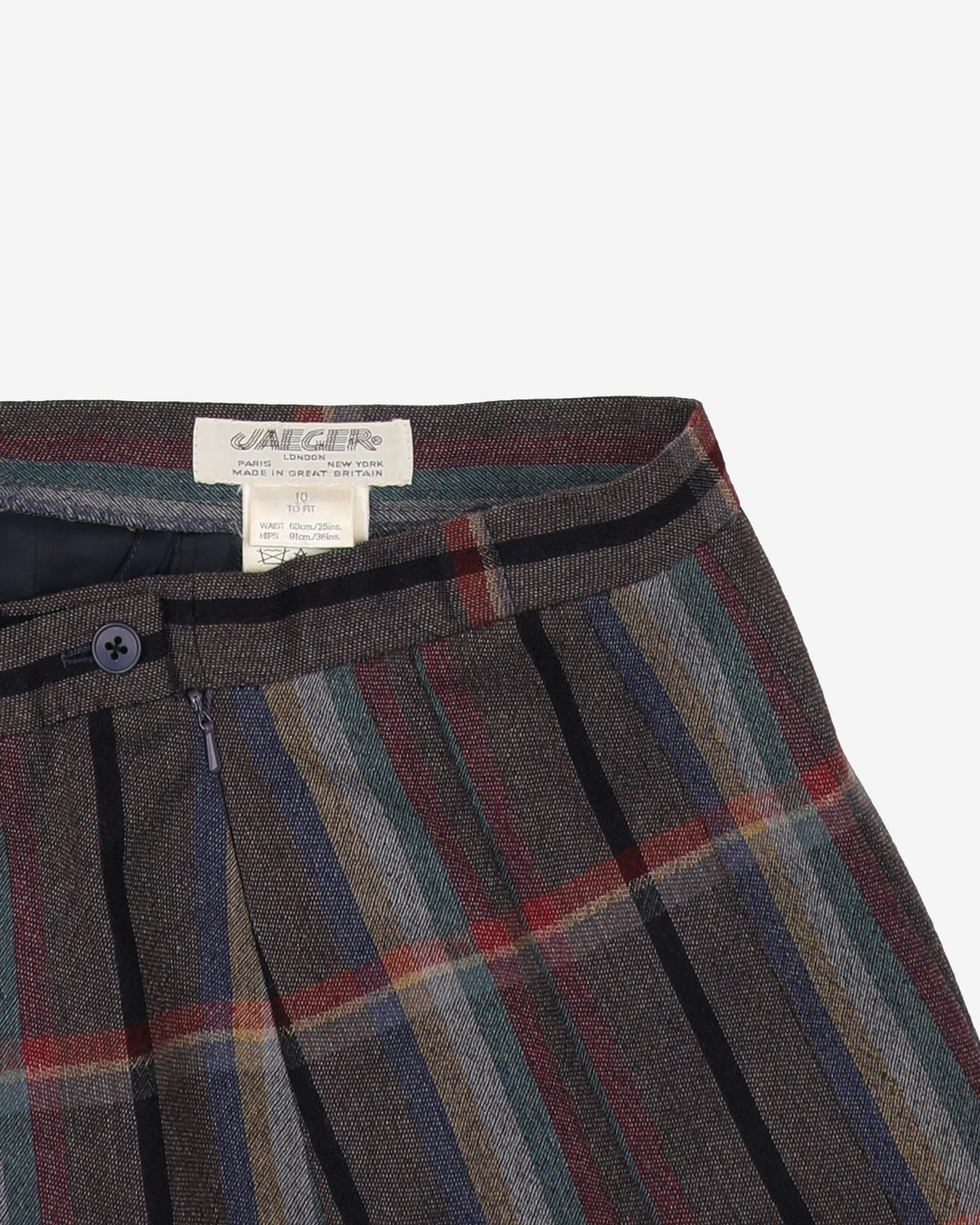 Vintage Jaeger Wool Skirt - M